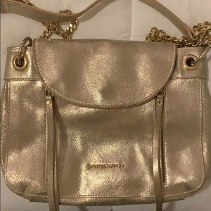 Cynthia Rowley gold crossbody purse